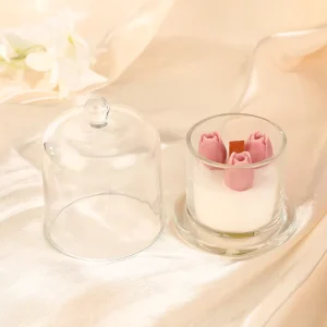 Handmade Aromatherapy Scented Candles in Glass Containers for Diwali Christmas