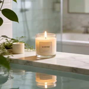 Handmade Empty 500ml Heat-Resistant Glass Candle Jar