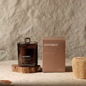 Handmade Modern Soy Wax Aromatherapy Scented Candle Long Lasting Luxurious Glass Jar for Thanksgiving Diwali Christmas