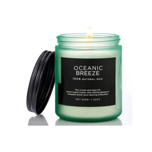 Handmade Soy Wax Aromatherapy Candle Glass Jar Slow Burning