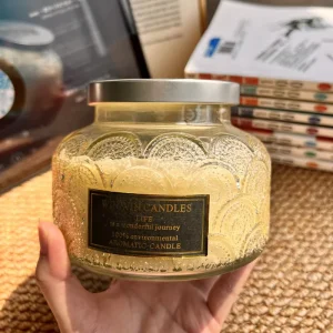 Handmade Soy Wax Scented Candle with Natural Essential Oils OEM/ODM Private Label Bulk