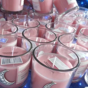 Handmade Soy Wax Scented Candles in Glass Jars for Wedding and Christmas with Custom Fragrance