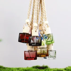 Hanging Car Diffuser Oil Bottle with Clasp Vent Clip