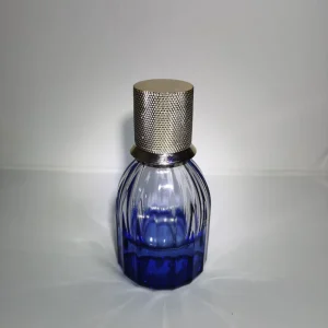 Hanya Luxury Gradient Glass Perfume Bottle Pump Sprayer Flat Shape Silk Screen Printed Luxury Cap Reed Diffuser Direct Zhejiang