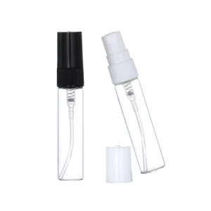 HeLun 3ml 5ml Refillable Empty Tester Sample Perfume Glass Bottle Vials
