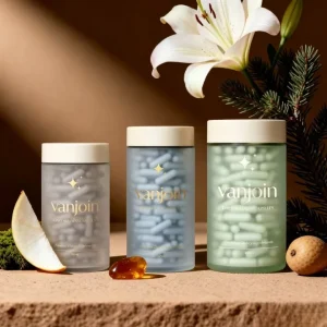 Healthcare Packaging Premium Glass Pill Bottle 150ml 180ml 3oz Frosted Tablet Pills Bottle Supplement Jar with Custom Paper Box