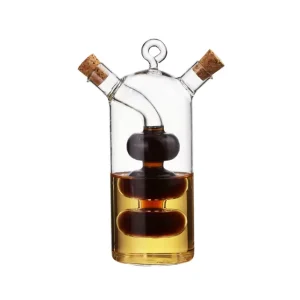 Heat-Resistant Eco-Friendly Borosilicate Glass Soy Sauce, Vinegar, and Oil Storage Bottle