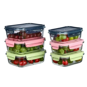High Borosilicate BPA-Free Airtight Glass Food Storage Container