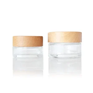 High Borosilicate Frosted Cream Jar with Screw Cap Lid Cosmetic Skincare Packaging Storage Container