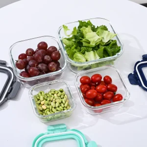 High Borosilicate Glass Container Customized Food Storage Glass Containers for Food Storage