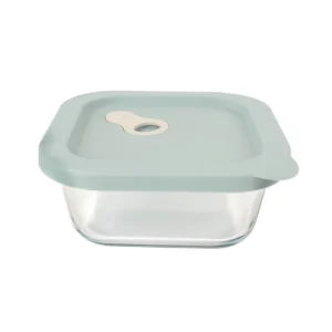 High Borosilicate Glass Food Container Glass Lunch Box with Silicone Lid. Glass Bento Box Set