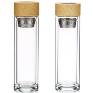 High Borosilicate Glass Water Bottle and Sauce Jar for Juice and Beverages