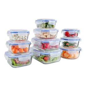 High Borosilicate Lunch Box Glass Food Container Microwave Glass Glass Storage Jar
