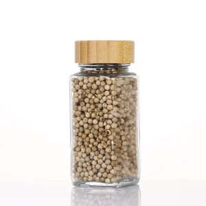 High Borosilicate Storage Glass Bottles Jars Square Glass Jar
