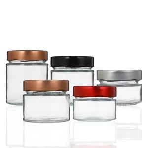 High Cap 280ml 380ml 500ml Food Can Glass Jar with Lids