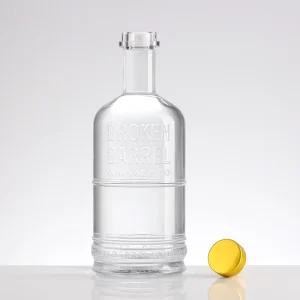 High-Flint High-White Glass Spirits Bottle 750 ml