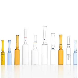 High-Purity Pharmaceutical-Grade 1ml 2ml 3ml 5ml 10ml Neutral Borosilicate Glass Ampoules Flat Shape in Carton Packaging