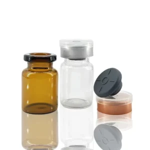 High Quality 1ml 2ml 5ml 10ml Airtight Sterile Glass Vials with Aluminum Cap Injection Glass Bottles