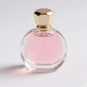 High Quality 30ml 50ml 100ml Glass Screen Printed Frosted Flat Perfume Spray Bottles with Exquisite Pump Sprayer Cap Set