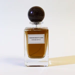 High Quality Ball Clear 30ml 50ml 100ml Square Reusable Perfume Bottle Glass Spray Perfume Bottle Cosmetic Bottle With Packaging