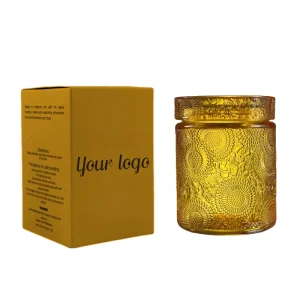 High Quality Clear Straight Bottom Candle Glass Jars Luxury With Glass Lids For Home Decoration