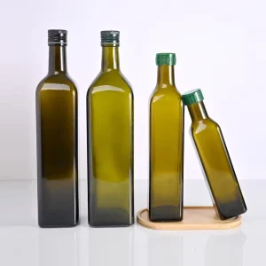 High Quality Custom Logo Bottle 250ml 500ml 750ml 1000ml Brown Glass Bottle Olive Oil Bottle