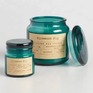High Quality Empty Glass Candle Jars and Container with Lid Home Decorative Candle Jar