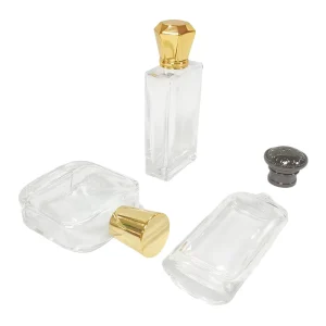 High Quality Factory Empty Perfume Bottle Easy Luxury Refillable Glass Bottle Hot Stamping Modern Design 30 50 100ml