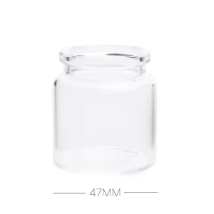 High Quality Food Grade Clear Glass Storage Jar With Natural Sealing Cork Lid for Dry Food Spice Candy Packaging