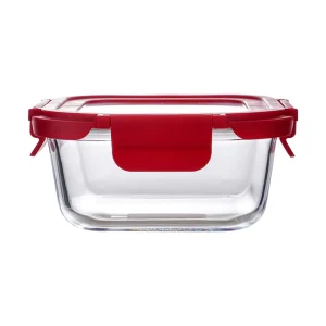 High Quality Food Safe Large Capacity Glass Container Rectangle Square and Round for Home Use