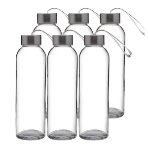 High Quality Glass Boston Bottle for Beverage Coffee Kombucha with Screw Cap Dropper Multiple Capacities Available