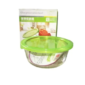 High Quality Glass Food Storage Container Fresh keeping Glass Bowls with Lid Glass Bowl Set Fruit Storage Preservation Box