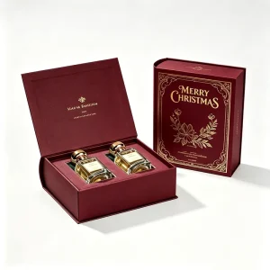 High Quality Magnetic Box for Perfume & Essential Oil Rigid Cardboard Gift Box with Foam Insert Eco Friendly Custom Printed