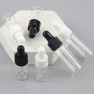 High Quality OEM Glass Dropper Bottles Bulk for Essential Oil Serum Aromatherapy & Skincare Packaging