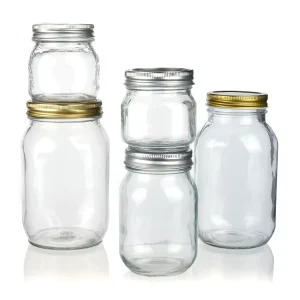 High Temperature Resistant Square Round Glass Jars Ideal for Honey Jam Storage with Sealed Lids