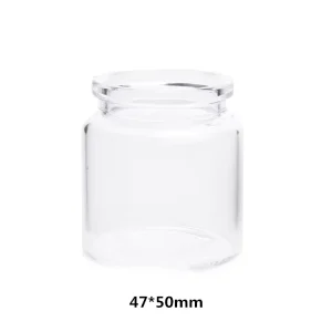 High-Temperature-Resistant Transparent Glass Jar in Various Sizes for Kitchen Dry Storage