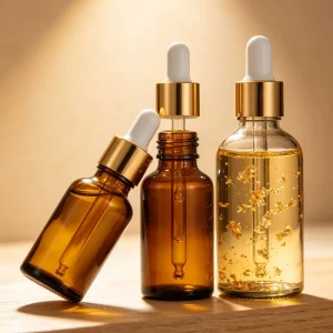 High quality Amber Brown Glass Dropper Bottle with Leak proof Droppers Suitable for Essential Oil Tinctures and Travel Liquids