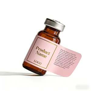 Holographic 3ml 10ml Peptide Vial Labels with Custom Holographic Printing for Pharmaceutical Use