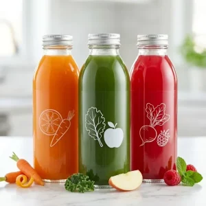Holographic Eco-Friendly Crystal-Clear Labels for Fresh Juices Olive Oil Pizza Lollipop Pet Food