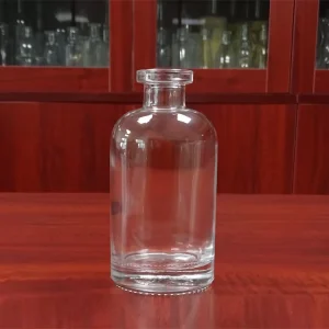 Home Use Cork Finish Round Glass Essential Oil Bottle 250ml