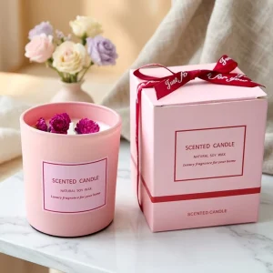 Hot Sales Premium 100% Soy Wax Scented Candle Gift Set Home Decoration Glass Jar for Christmas Easter Halloween Other Holidays