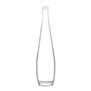 Hot Sales Water Beverage Glass Liquor Bottles 500ml 750ml Gin Spirit Glass Bottle