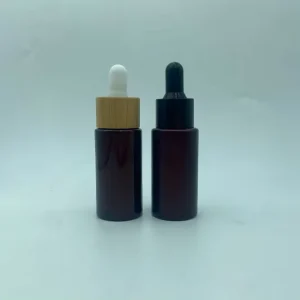 Hot Sell Customized Straight Round 10ml 15ml Glass Dropper Bottle With Smooth Eye Pipette or Wooden Dropper in Stock