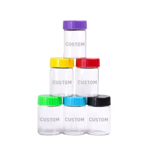 Hot Selling Glass Storage Bottle Jar Clear Honey Jar Small Custom Logo Airtight Glass Led Jar With Lids