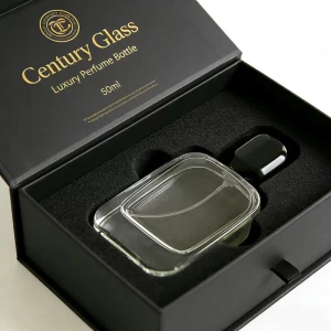 Hot Selling Square Premium 100ml Perfume Bottle Custom Perfume Glass Bottle Elegant Empty Fancy 50ml Perfume Bottle