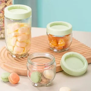 Household sealed Glass Jars for Storing Tea Coffee Beans and Grains Food grade Containers for Various Foods