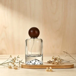 Iceberg Bottom Glass Perfume Bottles 30ml 50ml 100ml Reusable Cosmetic Packaging