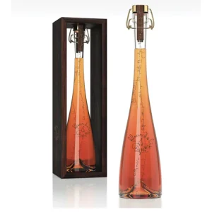 Industrial Use Glass Wine Bottle with Cork Cap for Tequila and Brandy with Hot Stamping and Carton Packaging