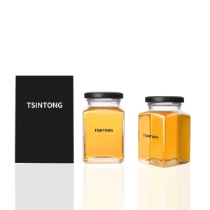 Jar for Canning Food Container Wide Mouth Airtight Sealed Glass Jar