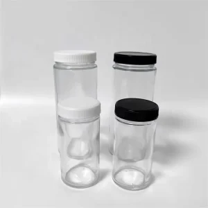 Juice Beverage Cold Brew Coffee Milk Glass Bottle Airtight Travel Jar with Sealing Plastic Cap